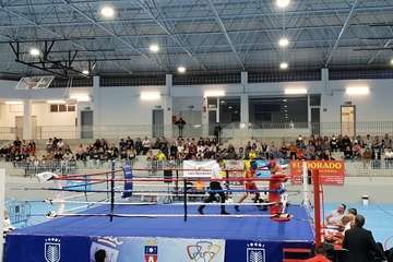 El boxeo volvió a Telde con una velada en el Pabellón Juan Carlos Hernández (Foto TA)